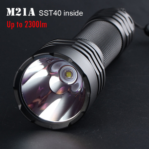 Most Powerful LED Flashlight Convoy M21A with Luminus SST40 Led Lanterna 2300lm Black Portable Torch C8+ 21700 Version Zaklamp ► Photo 1/6