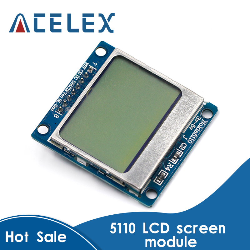 84*48 LCD Module Blue Backlight Adapter PCB for Nokia 5110 