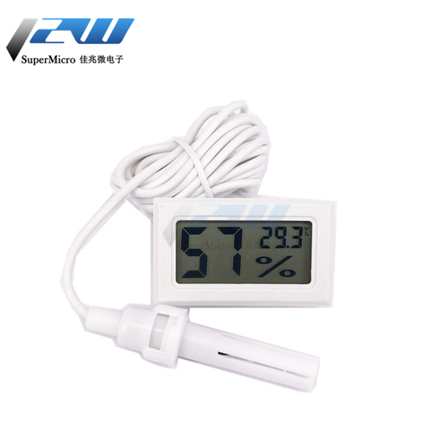 Mini LCD Digital Thermometer Hygrometer Thermostat Indoor Convenient Temperature Sensor Humidity Meter Gauge Instruments Probe ► Photo 1/6