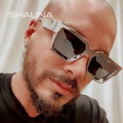 SHAUNA Retro Square Sunglasses Women Brand Designer Summer Styles Candy Colors Fashion Silver Mirror Shades Men UV400 ► Photo 1/6