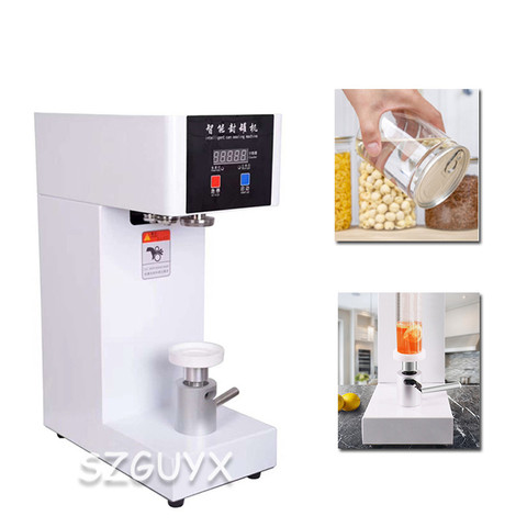 Automatic milk tea shop beverage sealing machine, can sealing machine, aluminum beer can sealing machine, cola sealing machine ► Photo 1/5