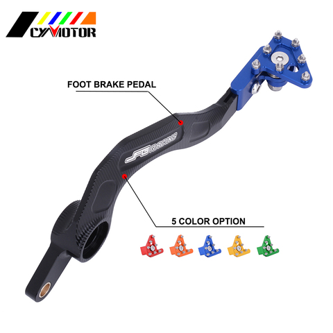 Aluminum rear Brake Pedal lever brake For Yamaha YZ250F YZ250FX WR250F YZ WR 250F YZ 250FX 2010-2015 2016 2017 2022 ► Photo 1/6