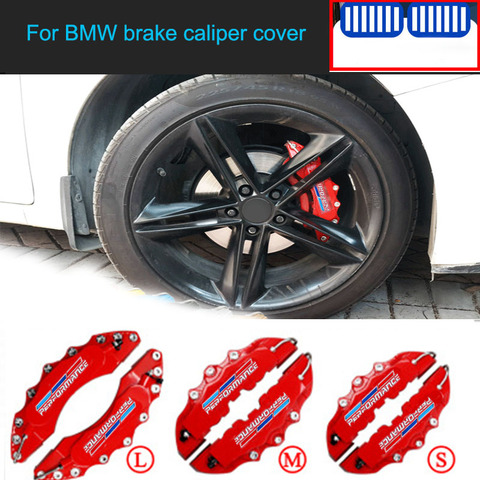 2pcs 3D M Car Disc Brake Caliper Tire Rim Covers For Bmw E90 E39 E46 E91 F30 G20 E60 F11 F10 F07 G30 E53 Series 1 2 3 4 6 5 7 8 ► Photo 1/6