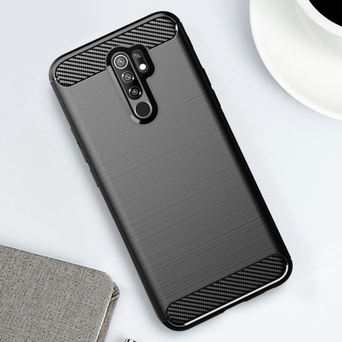 For Redmi 9 9C Case Soft TPU Silicone Cover Carbon Fiber Pattern Brushed Cases For Xiaomi Redmi9 Redmi 9 9A 9C Phone Case ► Photo 1/6