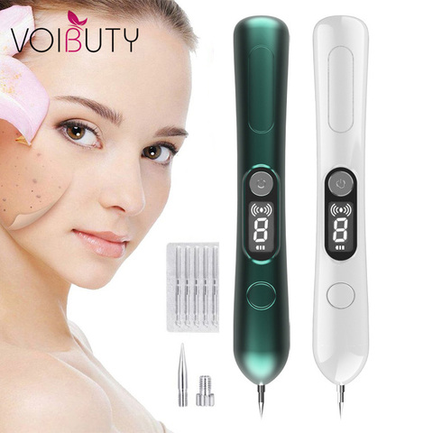 Laser Freckle Wart Tag Tattoo Removal Pen Electric Skin Mole Remover LCD Plasma Dark Spot Sweep Beauty Care Instrument Spotlight ► Photo 1/1