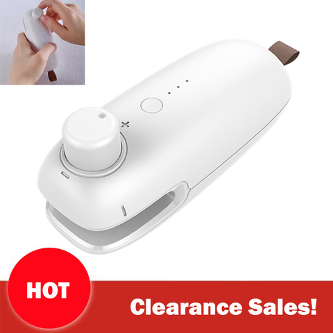 Usb Charging Portable Heating Plastic Bag Sealing Machine Cordless Handheld Vacuum Food Sealing Machine ► Photo 1/6