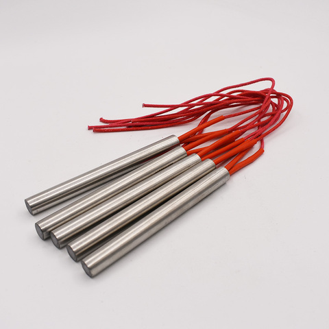 10mm Stainless Steel Tube Diameter Cartridge Heater 40-200mm Length 220V Electric Heating Element Tube Heater ► Photo 1/6