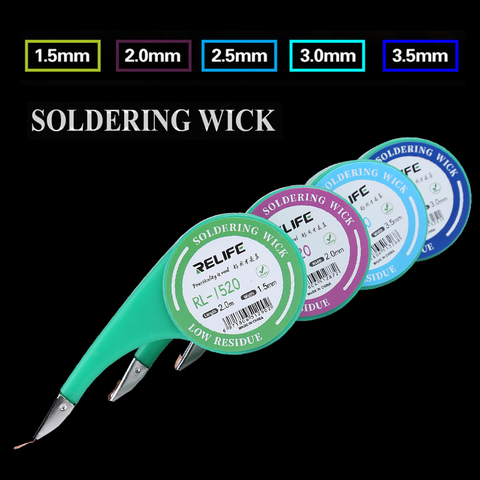 Desoldering Braid 1.5/2.0/2.5/3.0/3.5mm Desoldering Wire Solder Remover Wick BGA Repair Tools ► Photo 1/6