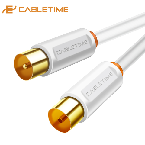 CABLETIME TV M/F 3C2V Cable  Video Cable For High-definition Television HD High Quality Antenna TV STB Digital TV Line C268 ► Photo 1/6