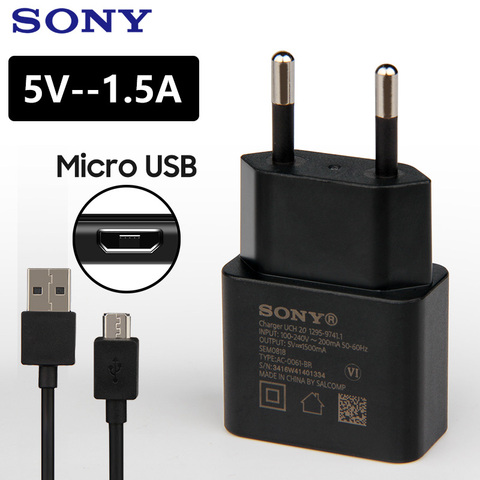 Original Wall Charger UCH20 For Sony Xperia Z3 Compact XL39h Z Ultra C6802 Z1 Z2 Z3 Z4 Z3 Compact L39h L39T E6553 Z3 mini ZL 2 ► Photo 1/6