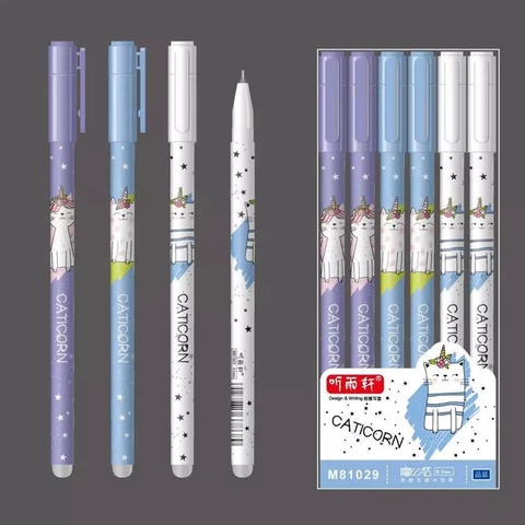 3Pcs/Set Unicorn Flamingo Erasable Washable Handle Erasable Pen Refill  0.5mm Blue Ink Black Cat Gel Pens for School Supplies - Price history &  Review, AliExpress Seller - LITZY . Store