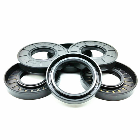NBR Shaft Oil Seal TC-25*32*33*34*35*36*37*38*40*42*43*45*47*48*50*52*55*60*62*72*4/5/6/7/8/9/10/12/15 Double lip spring rotary ► Photo 1/5