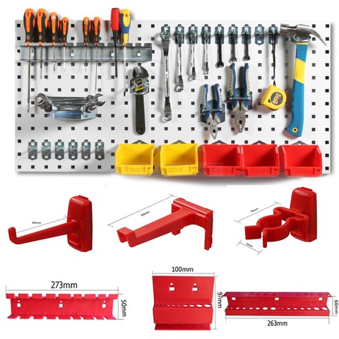 steel Wall-Mounted Tool Parts Storage box Hardware Tool organize Box Hanging board Garage Unit Shelving Components tool box ► Photo 1/6