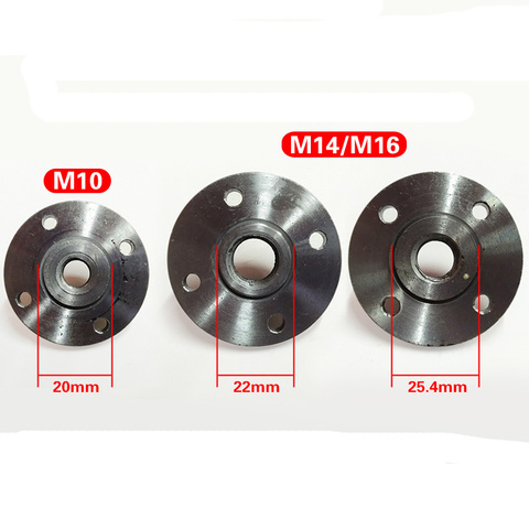 M10  M14 M16 20mm 22.23mm 25.4mm Flange for Diamond saw blade cutting disc with angle grinder ► Photo 1/3