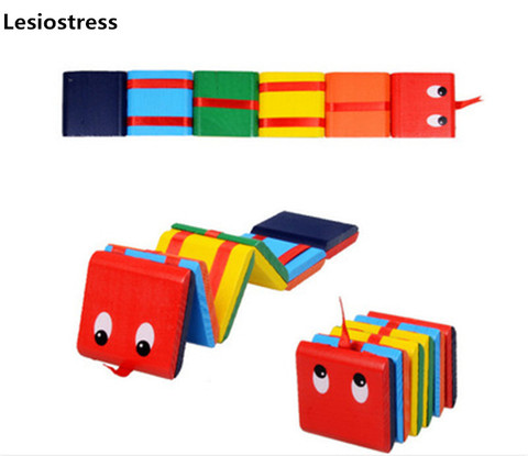 Lesiostress Jacobs Ladder Wooden/Plastic Fidget Toy Funny Classic Gift For Kids Fiddle Fidget Stress Sensory Toy Autism ADHD ► Photo 1/6