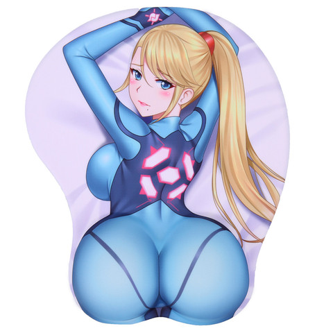 Metroid - Samus Aran -zero suit Nintendo Waifu 3D Mouse Pad ► Photo 1/6