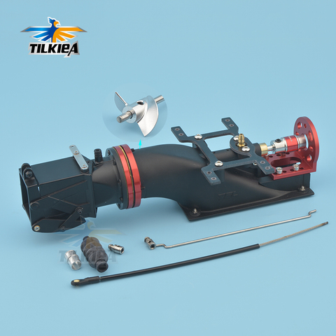 24mm Water Jet With 2 Blades D29mm CNC Propeller Water Thruster With Reverse Buckle Servo Mount For RC Model Jet Boat ► Photo 1/6