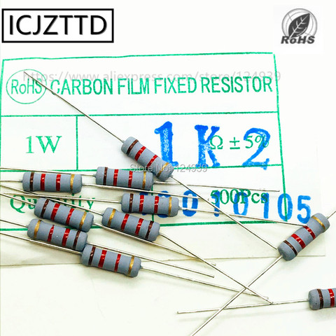 10pcs 0.5W 5% 1/2W 5% 1W 5% Carbon Film 27K 30K 33K 36K 39K 43K 47K 51K 56K 62K 68K 75K 82K 91K 100K 120K 150K 180K 200K 220K ► Photo 1/6