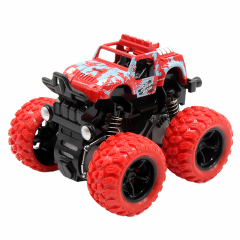 Mini Inertial Off-Road Vehicle Pullback Children Toy Car Plastic Friction Stunt Car Juguetes Carro Kids Toys For Boys ► Photo 1/6