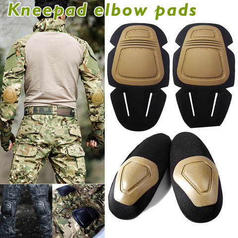 Newly Tactical Knee Pad Elbow Pad for CS Outdoor Sports Tactical Uniform Combat Uniform Support XR-Hot ► Photo 1/6
