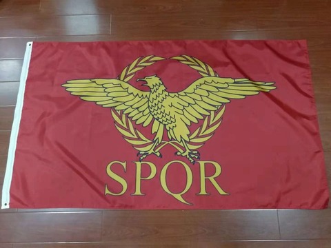 90x150cm SPQR Roman Empire Senate and People of Rome Flag ► Photo 1/3