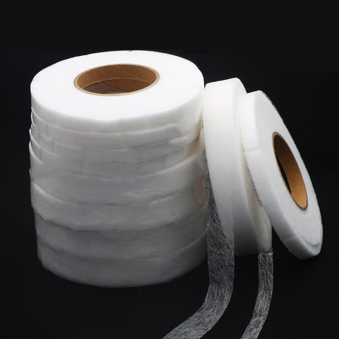 White Double Sided Sewing Accessory Adhesive Tape Cloth Apparel Fusible Interlining Fabric Tape ► Photo 1/6