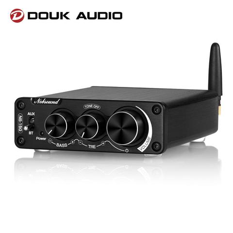 Douk Audio NS15G  Mini Bluetooth 5.0 TPA3116 Digital Power Amplifier HiFi Stereo Audio Sound Class D Amp Bass Treble For Speaker ► Photo 1/6