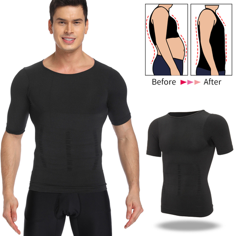 Mens Body Shaper Belly Control Shapewear Man Shapers Modeling Underwear Waist Trainer Corrective Posture Slimming Vest Corset ► Photo 1/6