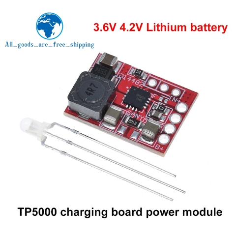 TP5000 DC 4.5v-9v 4.2V/3.6V 1A Lithium Battery Charging Board Lithium Iron Phosphate Charger Flash Power Supply Module ► Photo 1/6