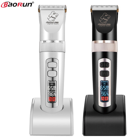 BaoRun P9 Dog HairClipper Professional LCD Screen Pet Cat Clippers Electric Grooming Trimmer Rechargeable Haircut Machine Animal ► Photo 1/6