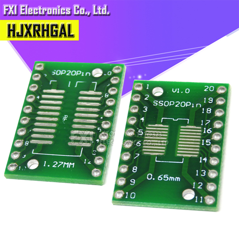 10PCS TSSOP20 SSOP20 SOP20 to DIP20 Transfer Board DIP Pin Board Pitch Adapter  igmopnrq ► Photo 1/2