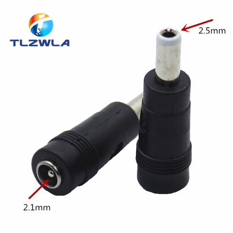 Connector For Dc Power Adapter Connector Plug Conversion Head Jack Female Socket 5.5*2.1mm Turn To Male 5.5*2.5mm ► Photo 1/3