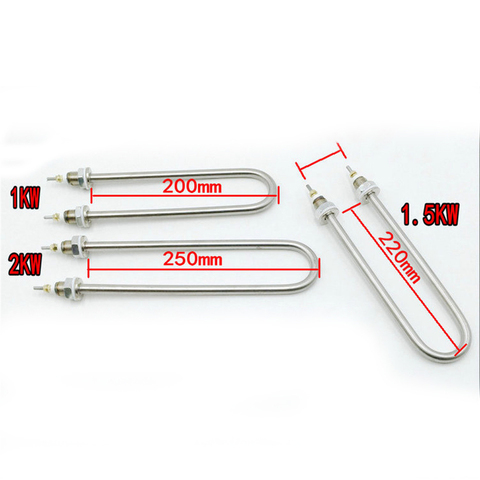 U Shape Water Heating Element Electric Heat Tube 1KW/1.5KW/2KW Heating Pipe 220V/380V ► Photo 1/3