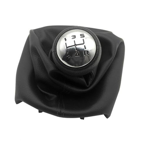 5 Speed Gear Shift Knob Shifter Boot for Peugeot 307 207 Citroen C3 C4 C5 with Gaiter Boot Cover Professional Car Accessories ► Photo 1/6