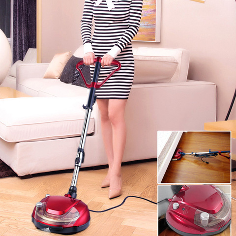 Floor Wipe Waxing Sweeping Polishing Machine Handheld 220V Electric Mop Floor Mop Rotating Washer Waxing Polisher Tool P301 ► Photo 1/4