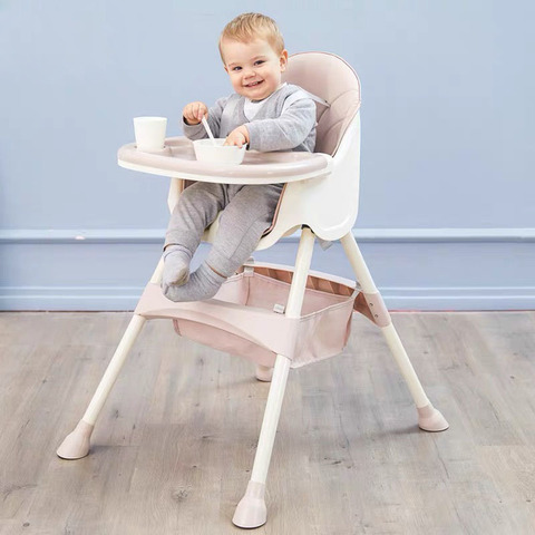 2:1 Baby High Chair Portable baby seat baby dinner table multifunction adjustable folding chairs for children ► Photo 1/6