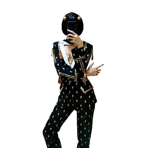 JoJo's Bizarre Adventure Bruno Bucciarati Cosplay Costume full set top+pants ► Photo 1/4