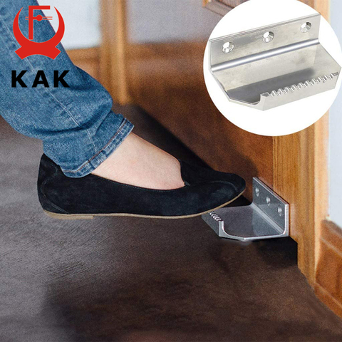 KAK Door Opener No Touch Open Door Hands-free Door Pull Avoid Contact Convenient Foot Door Opener Foot Pedal Handle Hardware ► Photo 1/6