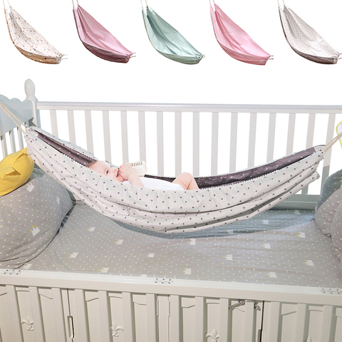INS Portable Baby Hammock Newborn Kid Sleeping Bed Safe Outdoor Detachable Infant Cot Crib Swing Elastic Hammock Adjustable Net ► Photo 1/6