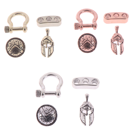 4pcs / set umbrella rope bracelet pendant beads for Paracord bracelet accessories DIY pendant buckle ► Photo 1/6