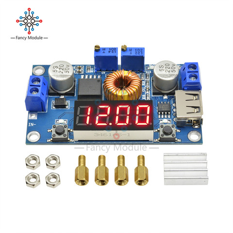 Step Down Buck Converter XL4016 Adjustable 5A CC/CV Power Step-down Charge Module LED Driver Power Supply Module ► Photo 1/6