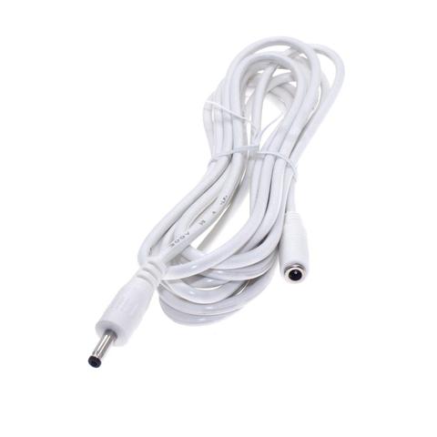 White 5V 3A DC Power Extension Cable DC3.5*1.35 Female To Male Plug Power Pord 1/1.5/3/5m 22AWG ► Photo 1/5