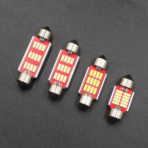 LED Festoon 31MM 36mm 39mm 41mm Dome Light 10 12SMD 4014 SMD CANBUS Error Free Car Interior Bulb c5w License Plate Lamp 12V ► Photo 1/4