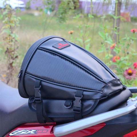 Motorcycle Tail Bag Motorbike Seat Back Bag Saddle Bag Rear Seat Package Waterproof Moto Motorbike Travel Saddle Tail Handbag ► Photo 1/6