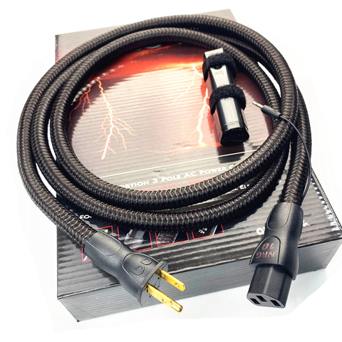 Audiophile NRG-10 Audio Power Cable Upgrade 72V DBS with Original Box US & EU AC Plug ► Photo 1/6