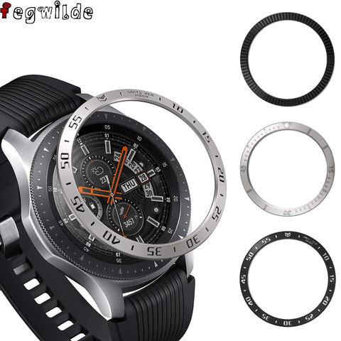 bezel Ring For Samsung Galaxy Watch 46mm Gear S3 Frontier Metal Cover Anti Scratch Cover accessories galaxy watch 3 45mm 41mm ► Photo 1/6