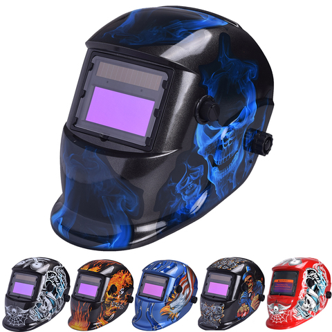 Auto Darkening Adjustable Range MIG MMA Electric Welding Mask Helmet Welding Lens for Welding Machine ► Photo 1/5