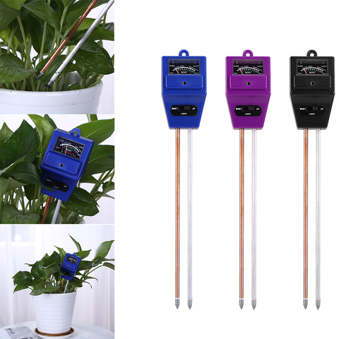 3 in 1 Soil PH Meter Flower Pot Hygrometer Soil Tester Plants Growth Moisture Light Intensity Meter Instrument Garden Tools ► Photo 1/6