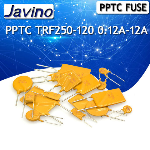 10PCS DIP PPTC self recovery fuse RUEF250/RGEF300/TRF250/RXEF030 direct fuse 16V 30V 72V 250V 0.4A-12A ► Photo 1/2