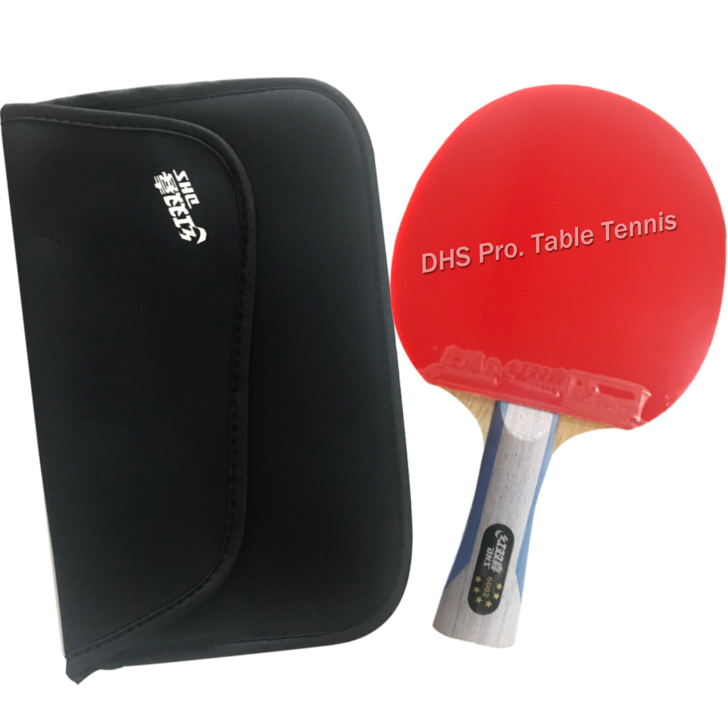 Table Tennis Rackets Shake-hands Grip 5 Star Paddle Bat Long Handle DHS 5002 A 